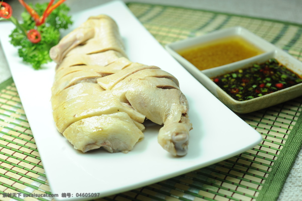 白斩鸭 鸭肉 鸭 凉菜 凉菜照片 传统美食 餐饮美食