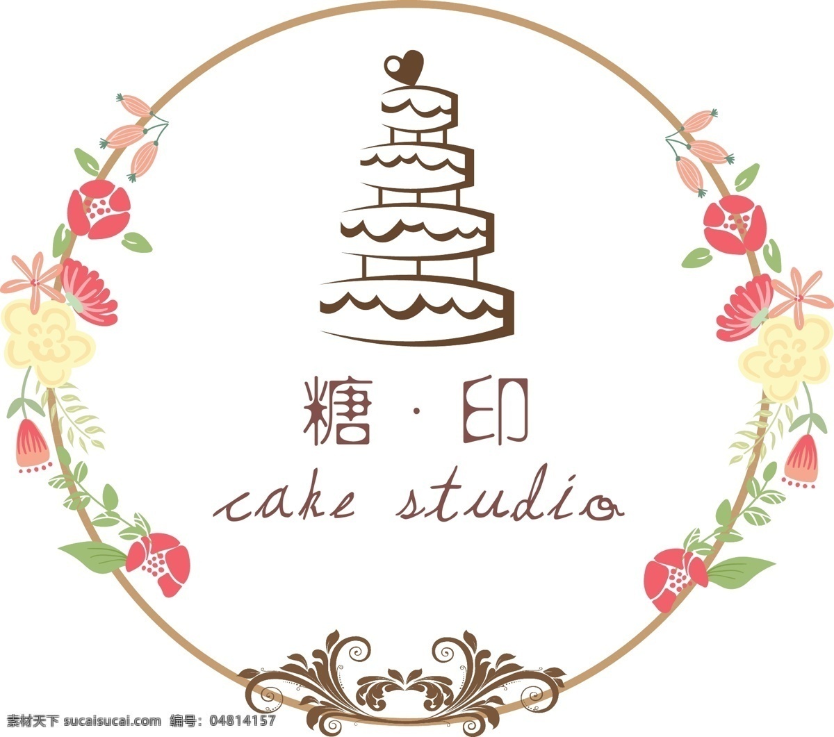 蛋糕 店 logo 淘宝素材 淘宝设计 淘宝模板下载