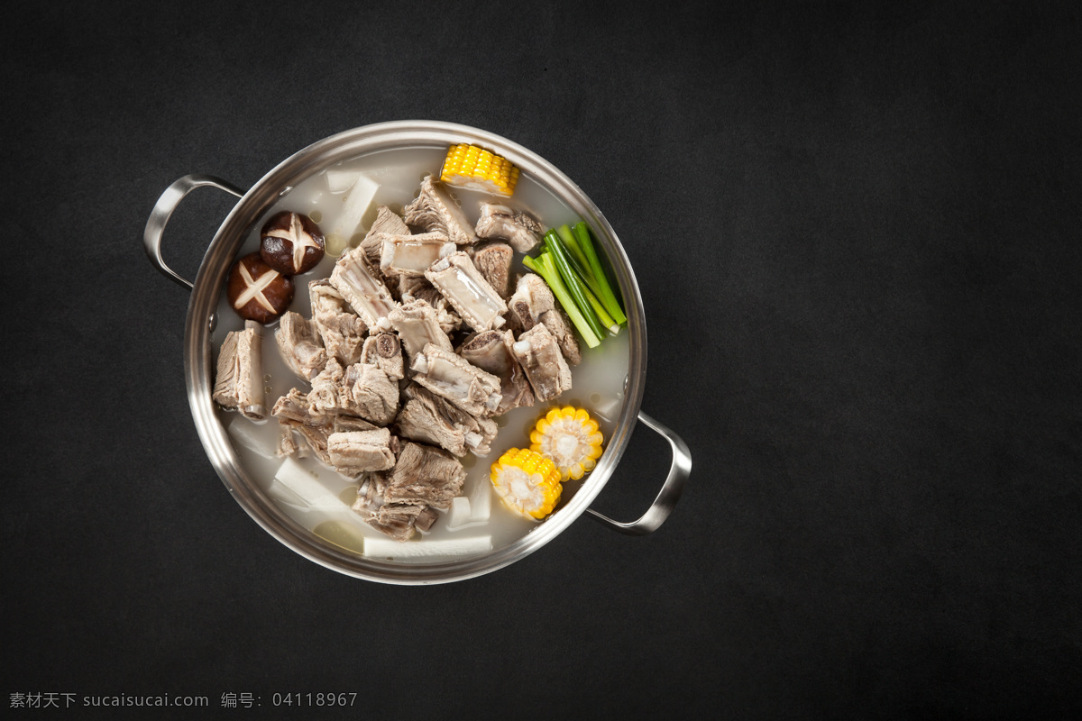 清汤排骨锅 牛肉锅 新火锅 筋头巴脑 传统 餐饮美食 传统美食