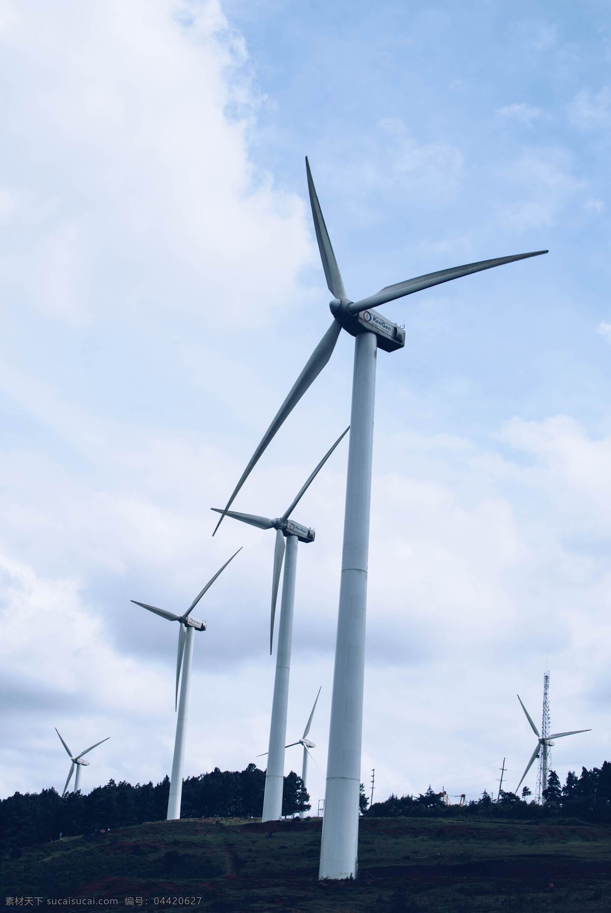风力发电 风电 电力设施 电力设备 风车 清洁能源 新能源 现代科技 工业生产 自然景观 自然风景