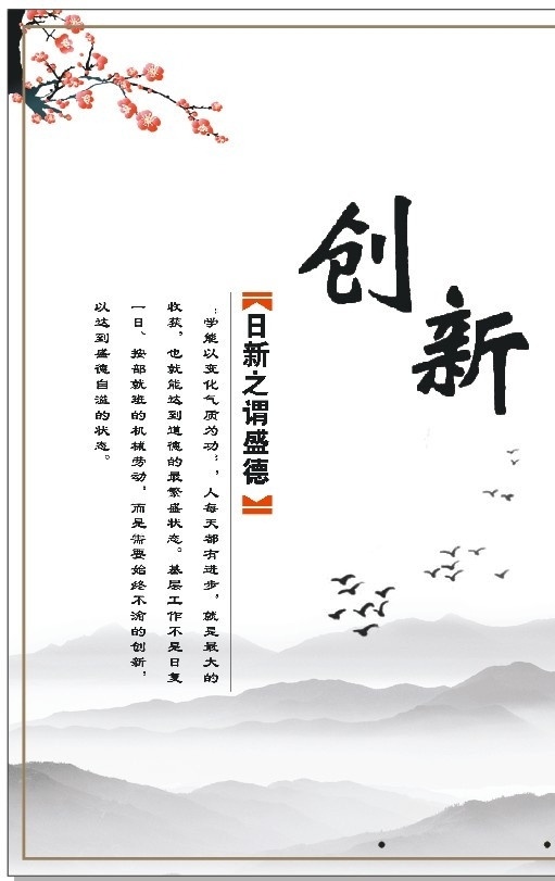 文化走廊展板 创新 展板 学校 文化走廊 走廊展板 矢量 山水等 文化艺术