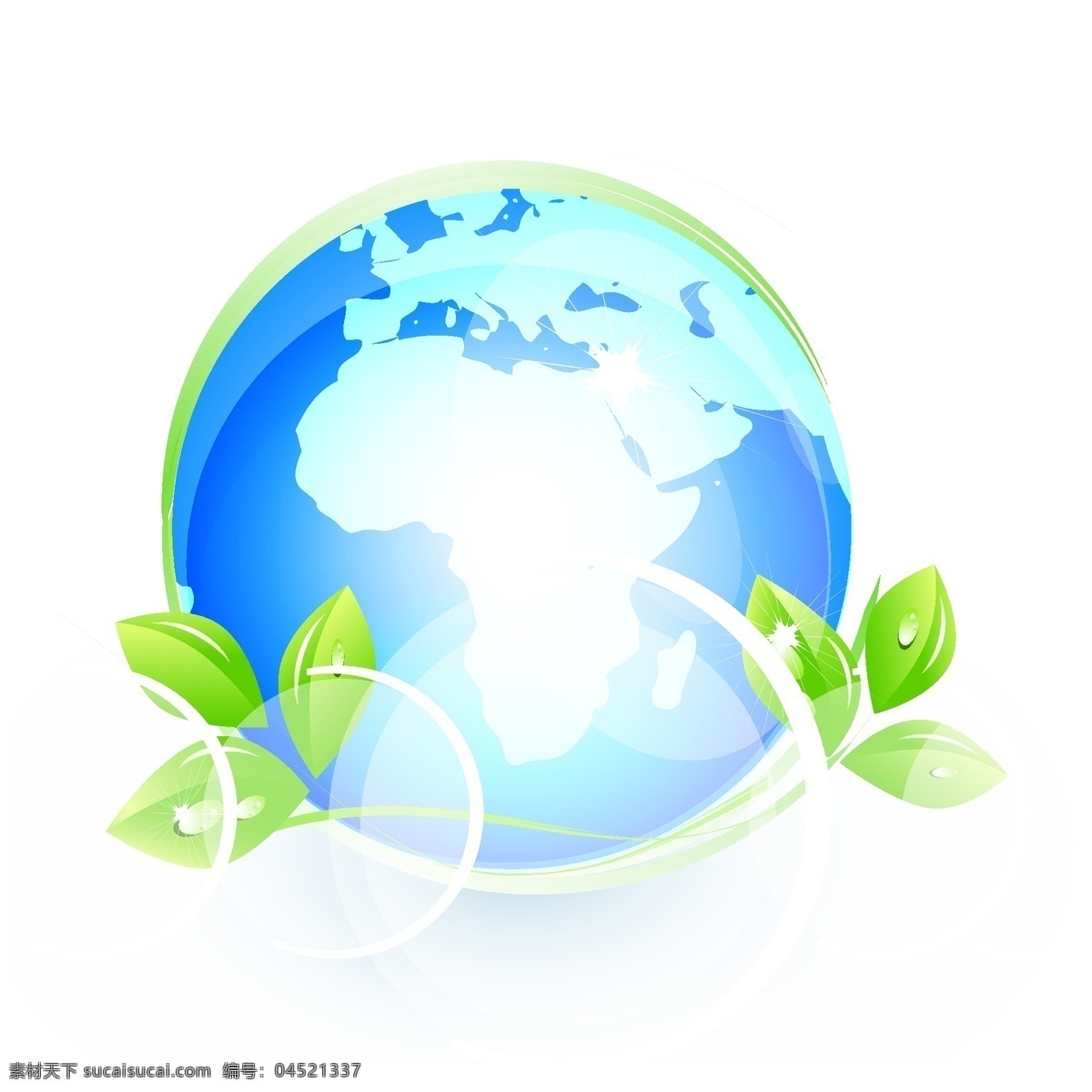 绿色环保 地球 图标 绿色 环保 叶子 矢量 公共标识标志 标识标志图标