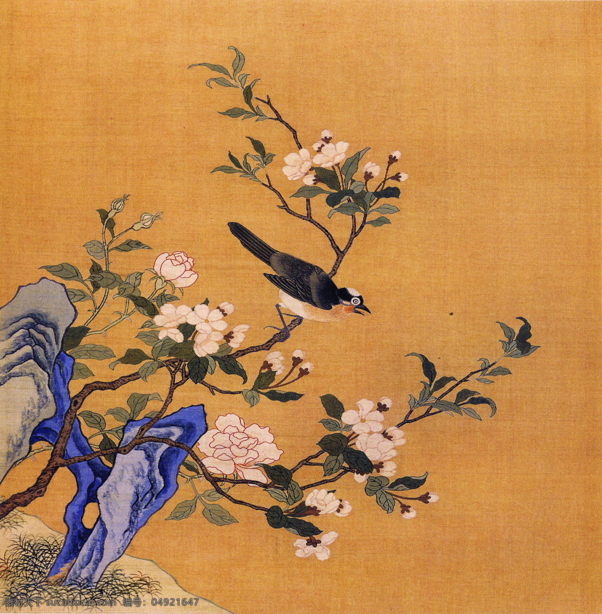 工笔画 中国画 国画 中国风花鸟 水墨画 水彩画 写意 文化艺术 传统文化 中国风 绘画书法