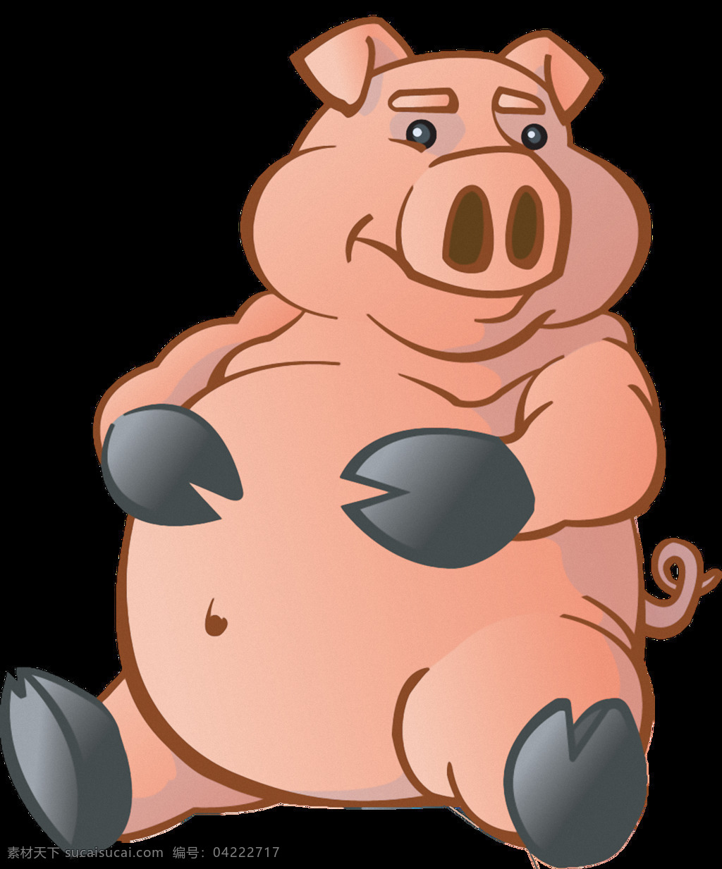 卡通 摸 肚子 猪 免 抠 透明 猪图片 可爱小猪 笨猪 肥猪 猪海报素材 猪素材