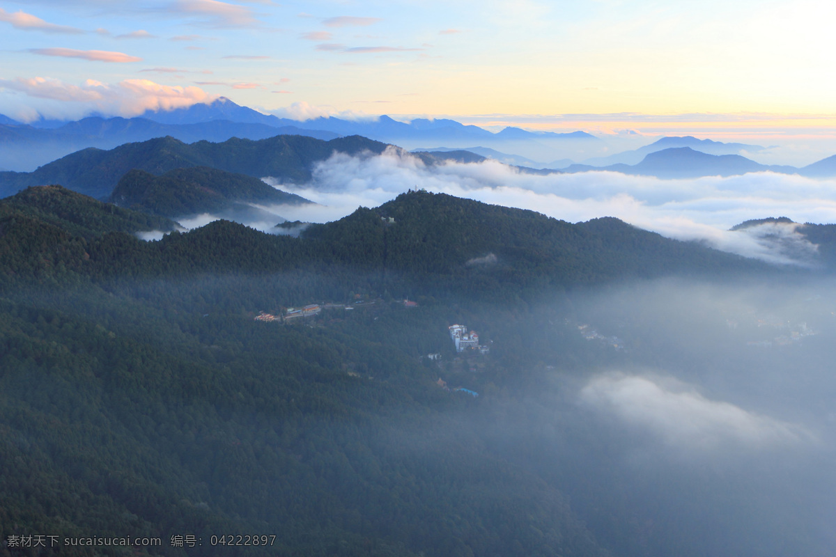 远山日落风景 高山 夕阳图片 云海 云 日落 夕阳 远山风景 自然景观 山水风景