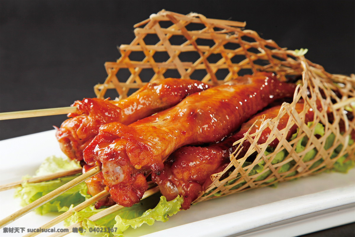 泰国烤鸡翅 美食 传统美食 餐饮美食 高清菜谱用图