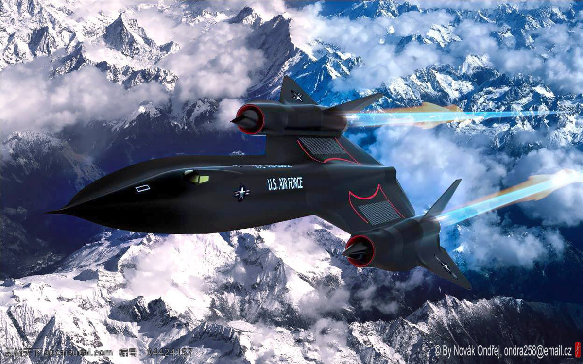 sr 71 黑 鸟 航空 军事 航空航天 3d模型素材 建筑模型