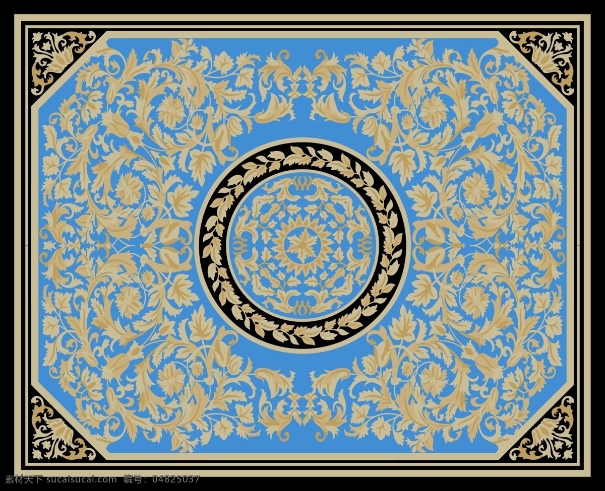 欧式地毯图案 欧式地毯 叶子地毯 对称地毯 设计地毯 花式地毯 分层