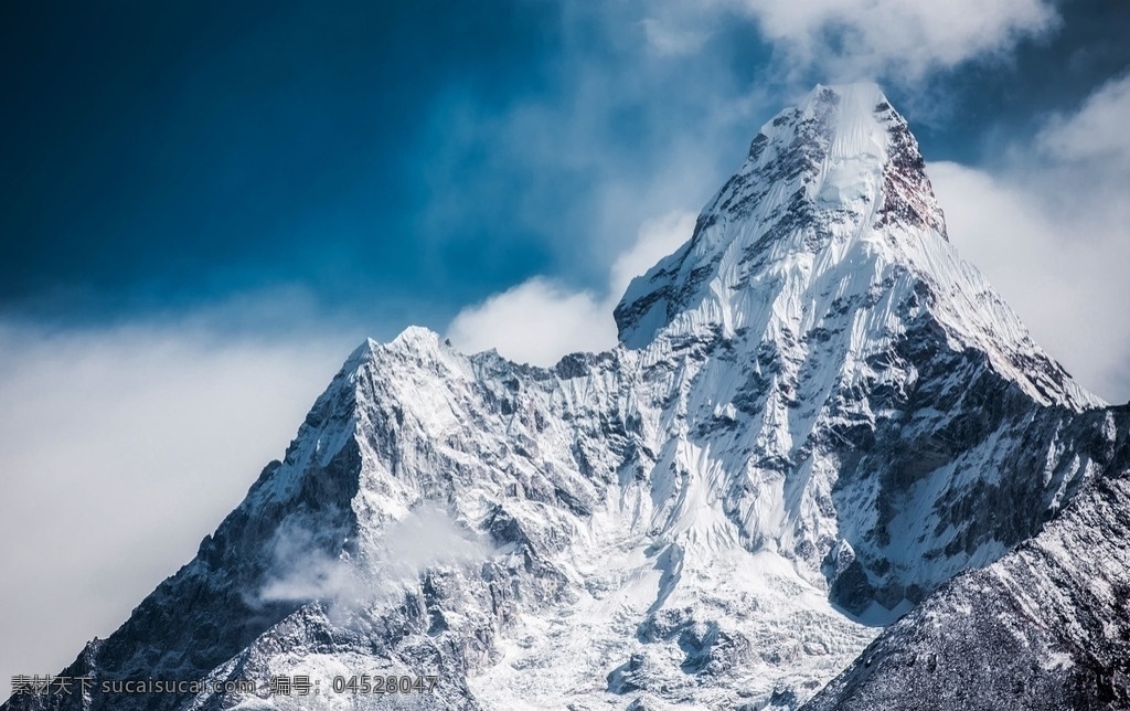 喜马拉雅山 高峰 山 尼泊尔 首脑会议 大本营 雪 冬天 景观 著名 水 雪景 自然景观 自然风景