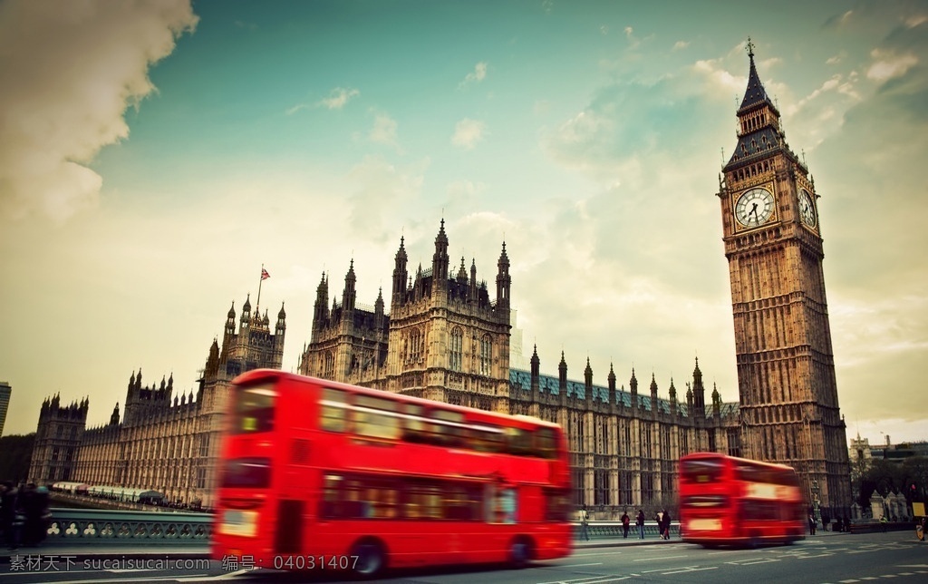 英国大本钟 英国 伦敦 大本钟 公交车 古建筑 建筑 国外建筑 旅游摄影 国外旅游
