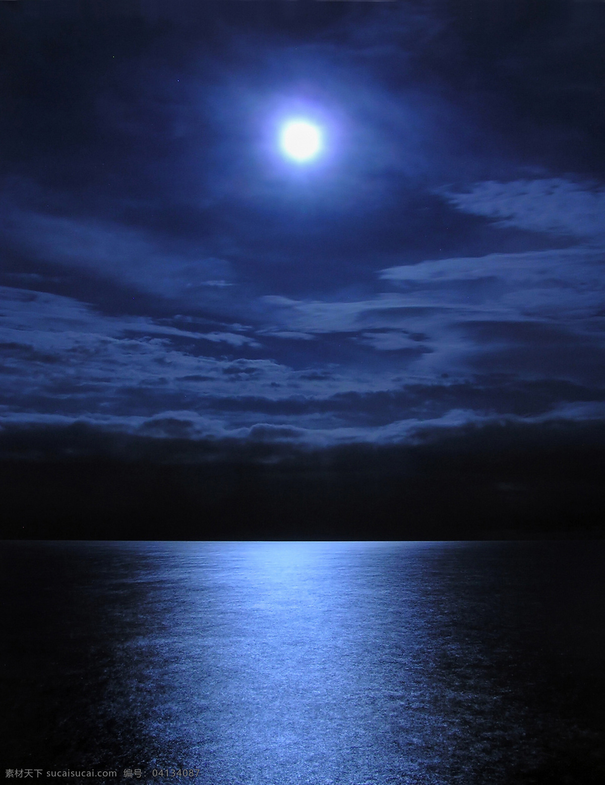 海上 月光 夜景 夜晚 海上月光 神秘唯美 山水风景 风景图片