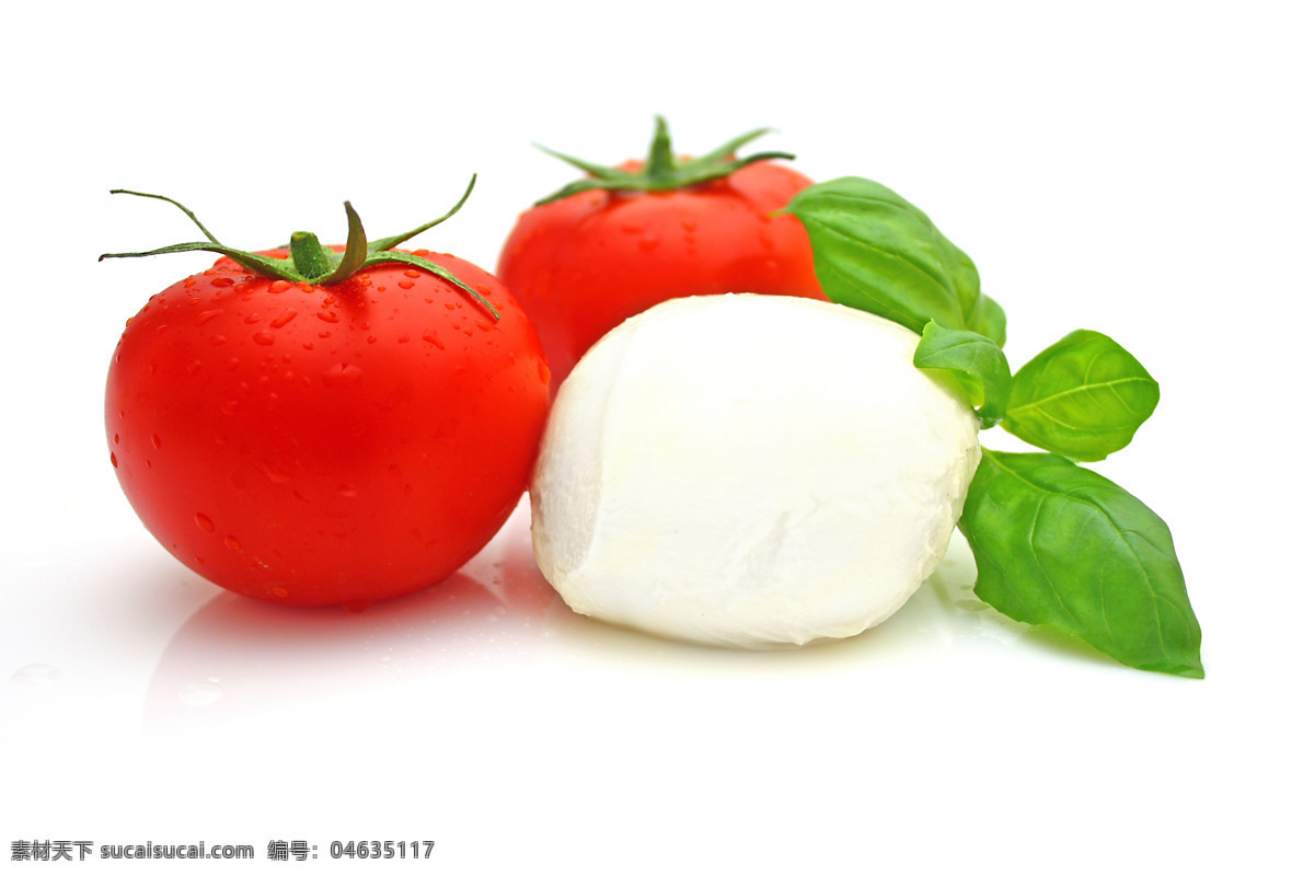西红柿 番茄 美食 餐饮美食 白菇 水果 高清 绿叶 绿色水果 蔬菜图片