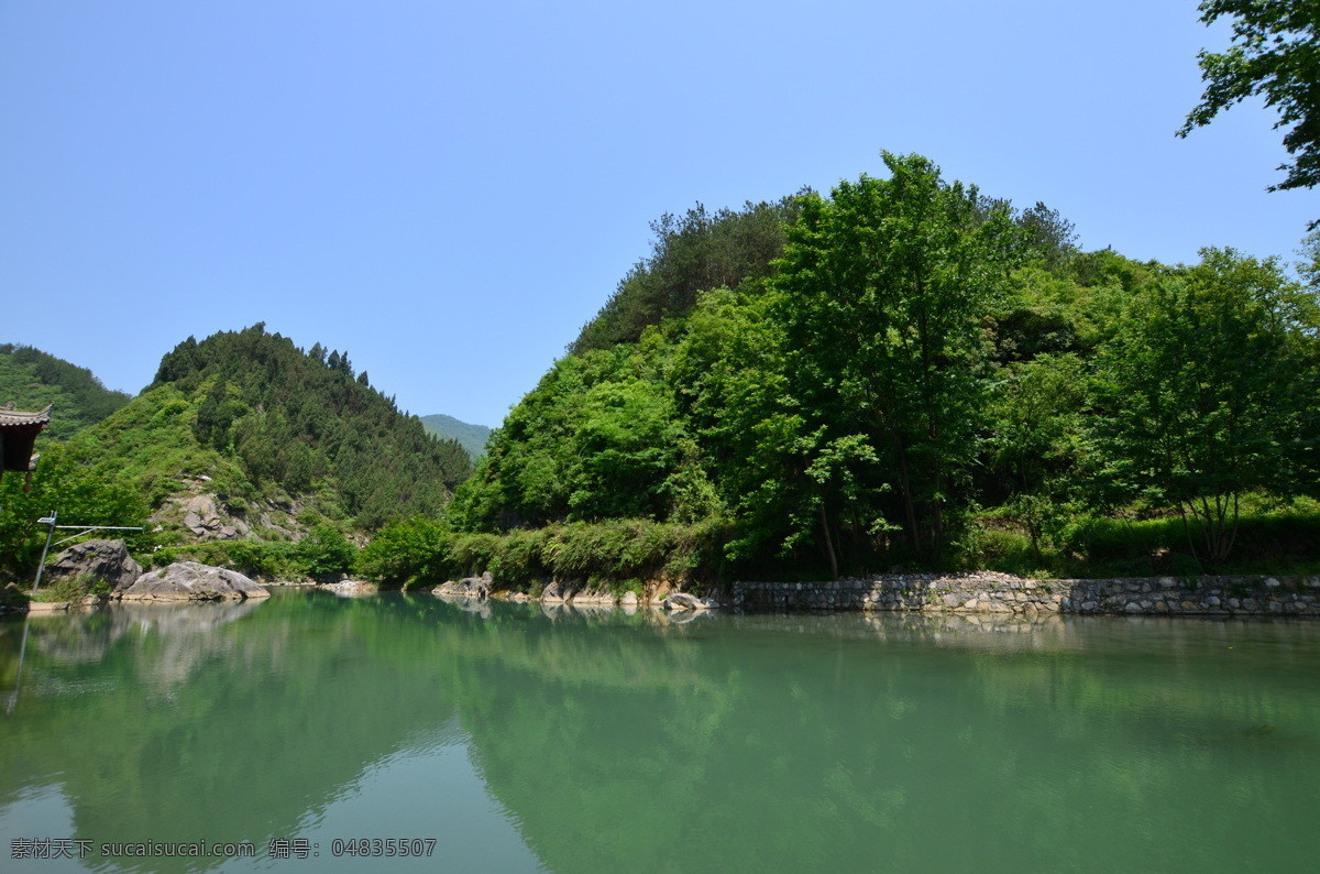 石泉 汉江 水波 山水 青山绿水 自然风景 自然景观