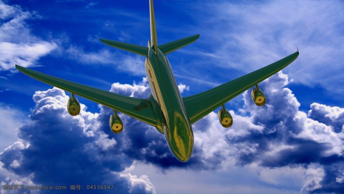 空客 a380 飞机 空气 空中客车飞机 3d模型素材 建筑模型