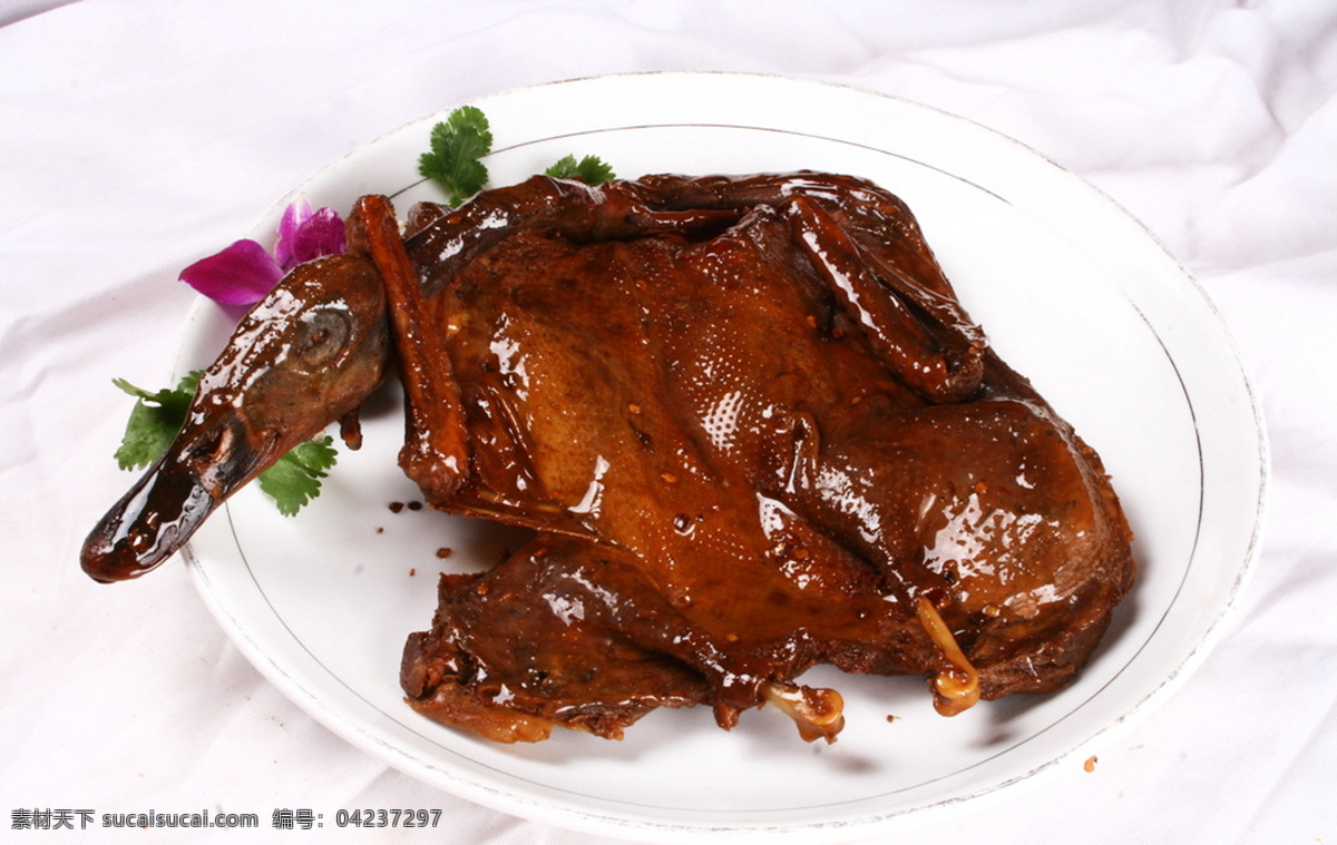 香辣酱板鸭 美食 传统美食 餐饮美食 高清菜谱用图