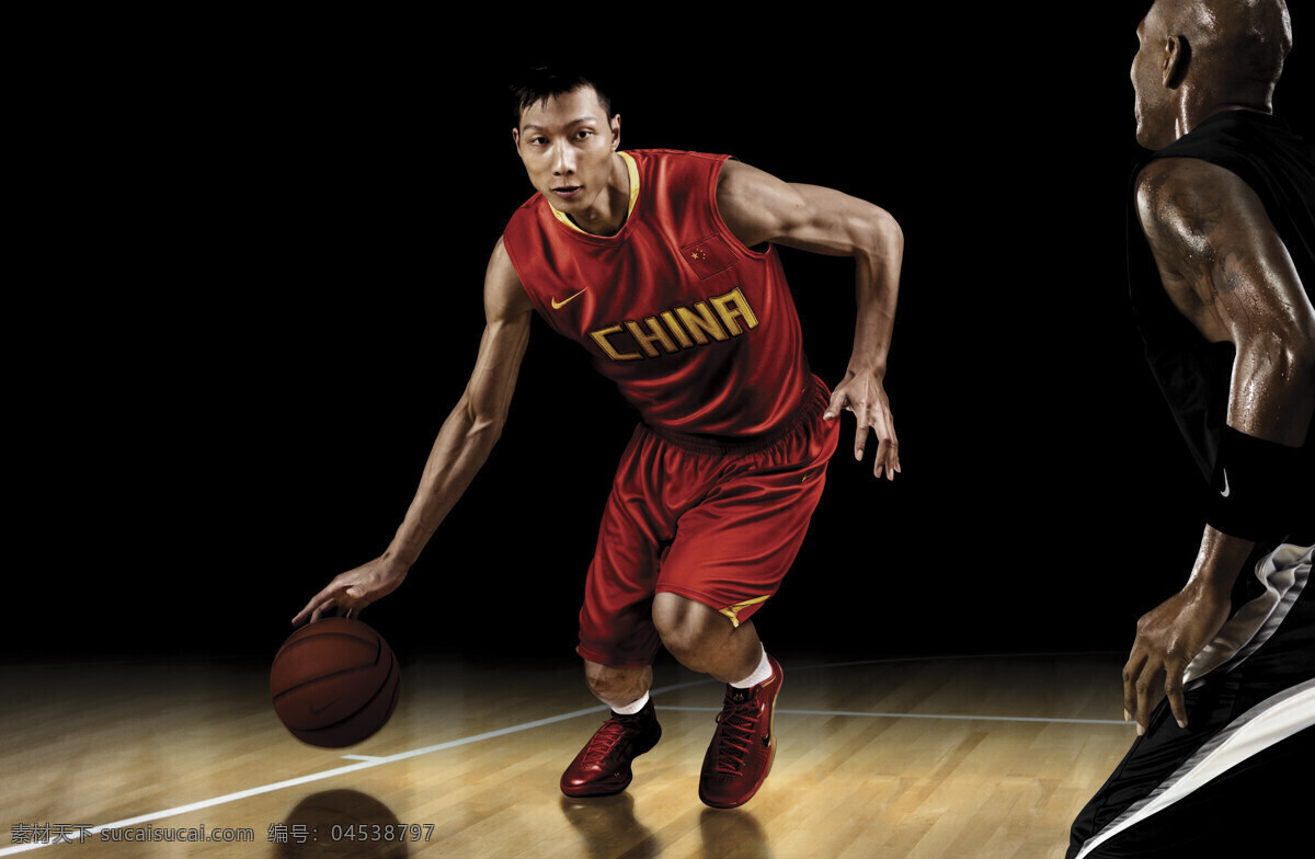 china nba nike 地板 篮球 明星偶像 耐克 男子 易 建 联 易建联 男篮 中国 篮球队 人物图库 psd源文件