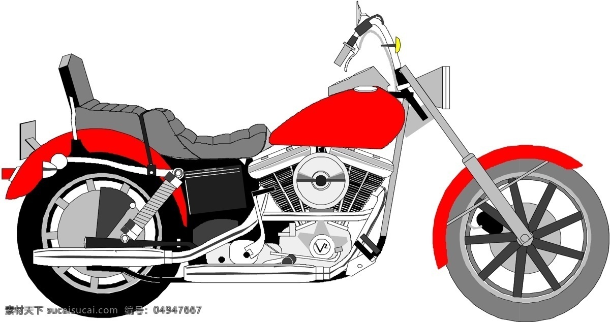 摩托车 矢量素材 格式 eps格式 设计素材 摩托车篇 交通运输 矢量图库 白色
