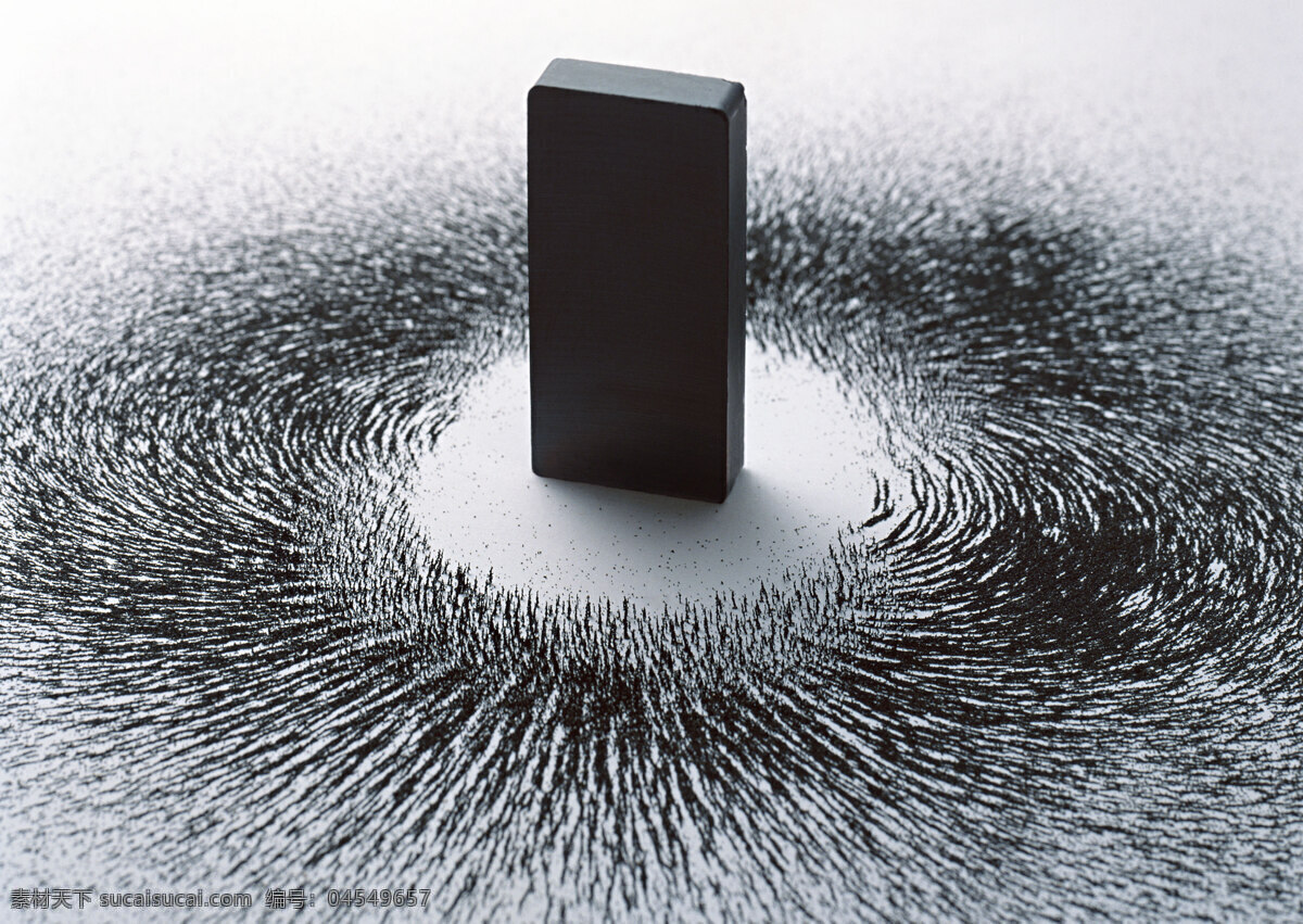 磁铁 磁场 黑色 背景图片