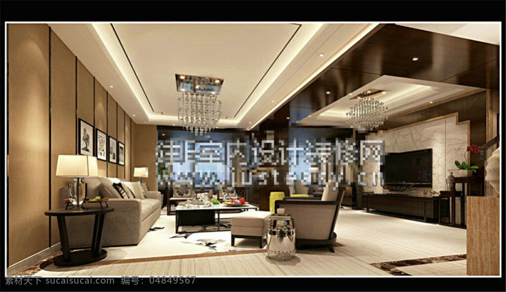 室内 客厅 3d 模型 模板 室内模型 室内设计模型 装修模型 场景 3d模型素材 室内装饰 3d室内模型 max 黑色