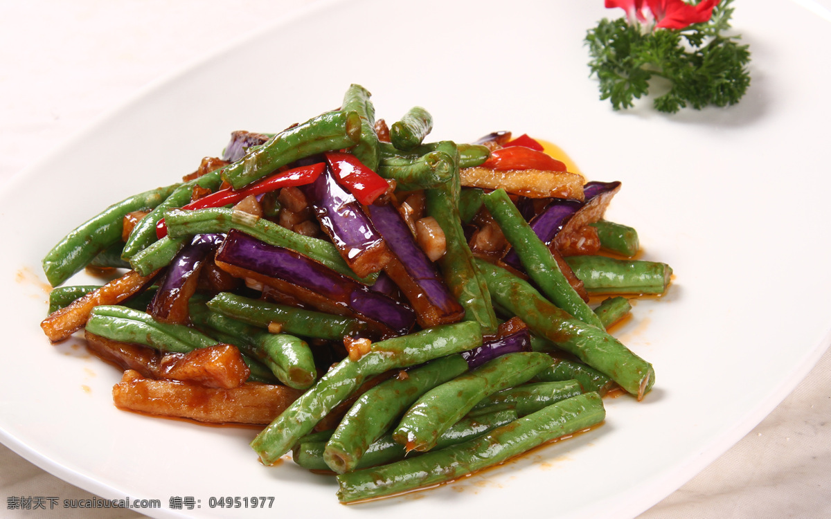 豆角炒茄子 品图 菜品 菜谱 特色菜 美味 美食 餐饮美食 传统美食