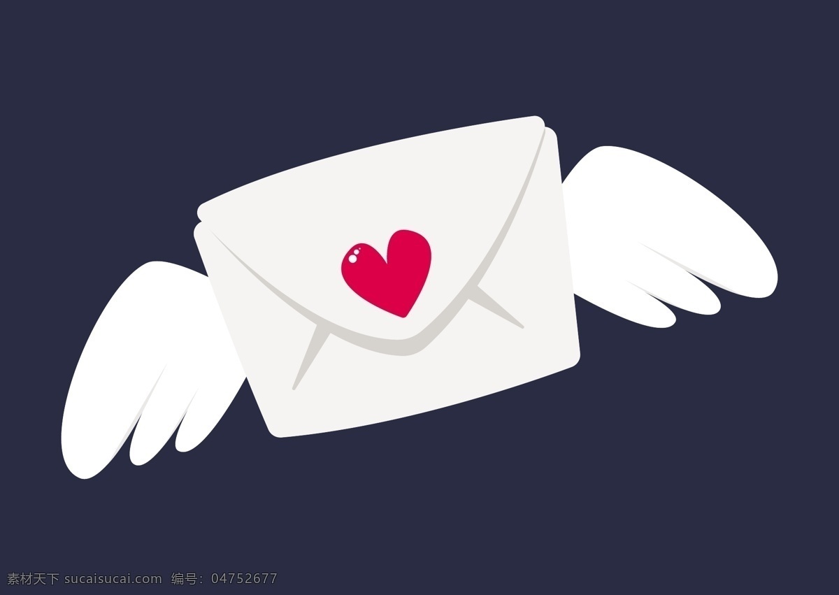 白色 信封 祝福 情人节 矢量 邮件 卡片 爱情 告白 爱心 红色 粉色 吊牌 卡通 扁平化 插画