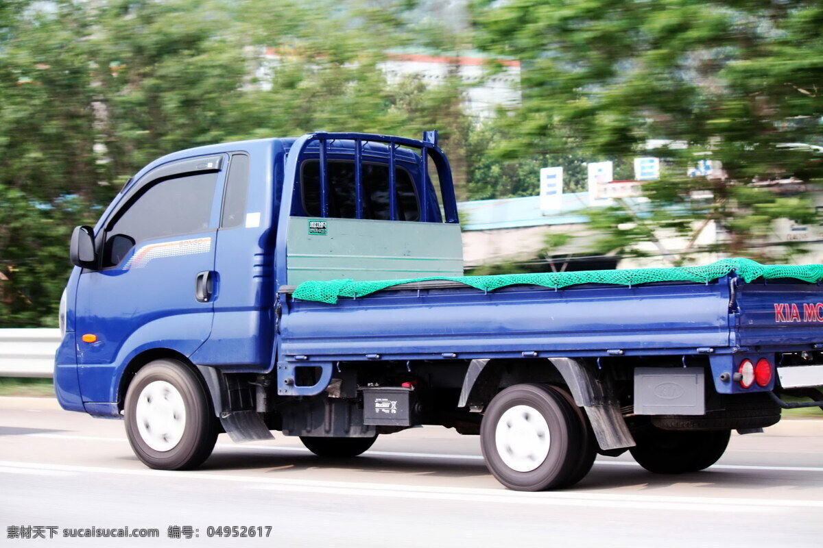 运输 蓝色 小 货车 高清 卡车 载重车 蓝色汽车