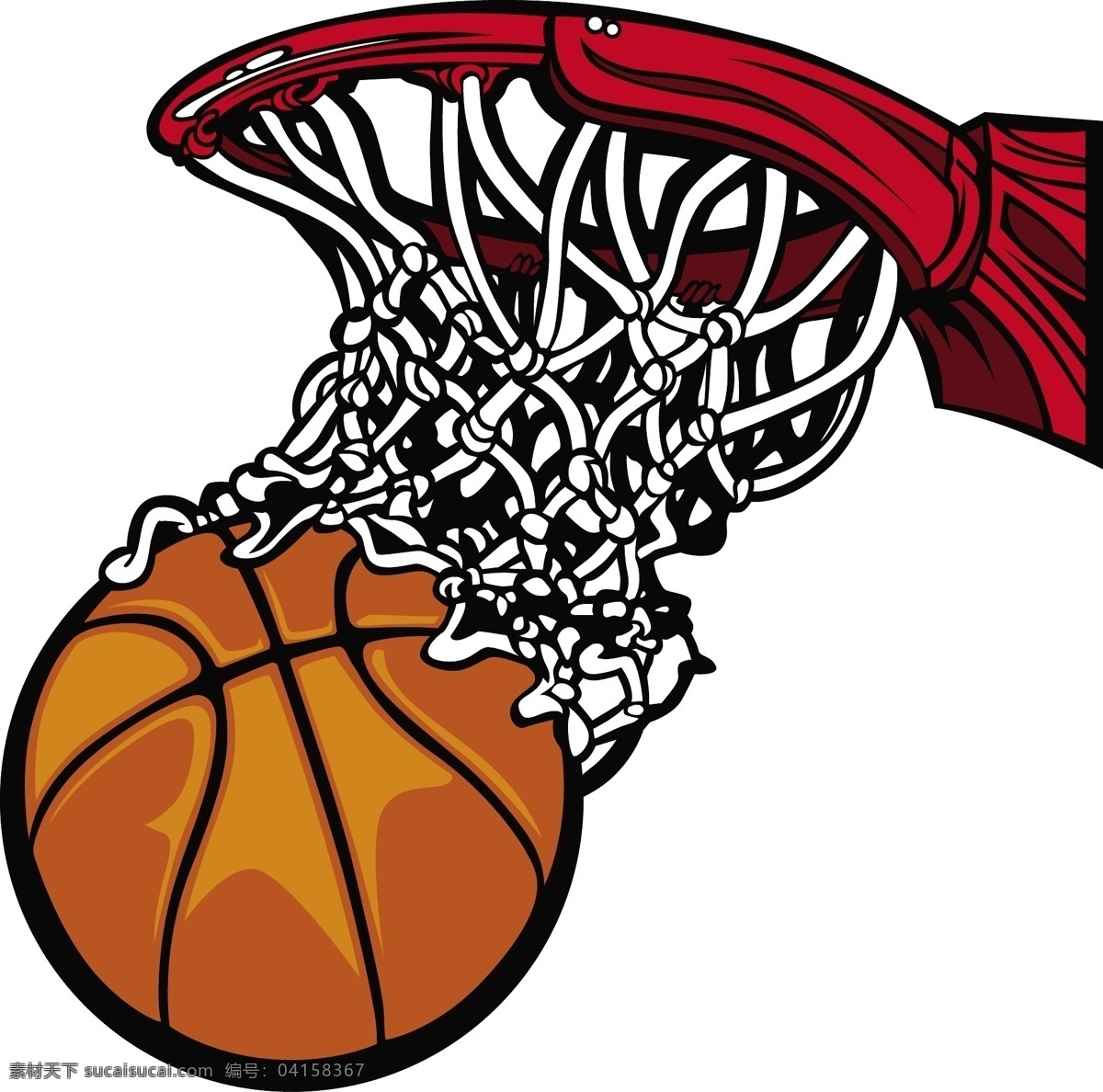 篮球 手绘篮球 cba 篮球运动 nba 球篮 basketball 体育运动 矢量 生活百科 体育用品