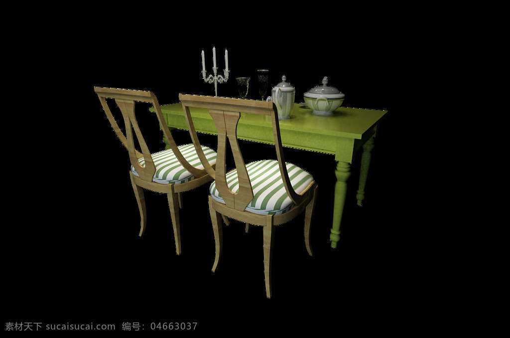 现代 田园 风 餐桌椅 模型 室内设计 装修 客厅 餐厅 现代设计 室内装饰 软装水 3dmax