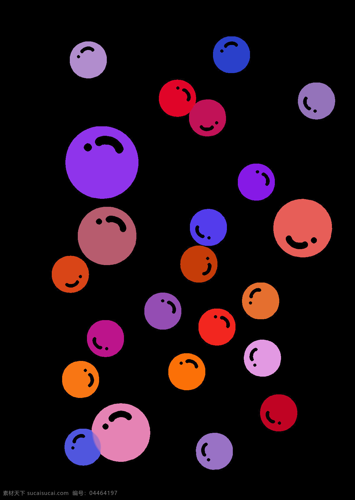 彩色 透明 肥皂泡 气泡 水泡 泡泡 元素 特效效果 免扣 设计素材 分层