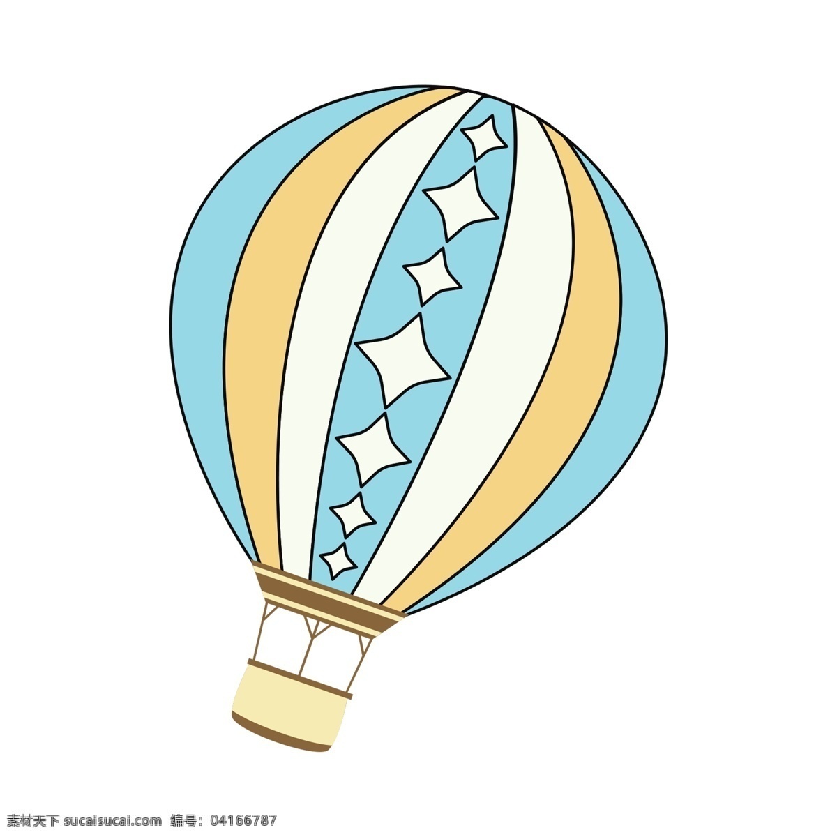节日 喜庆 热气球 透明 可爱风 插画 免 扣 节日元素