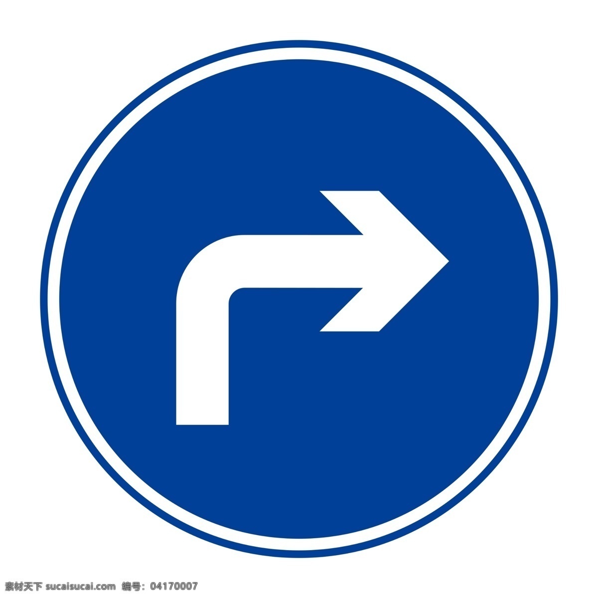 向右转弯 指示牌 交通指示牌 路牌 禁止标牌 禁止标识 警示牌 标志图标 禁令 标识 禁 标 禁止 标牌 标识牌 分层