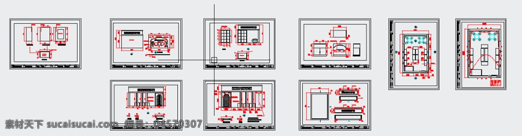 展台展示 cad图纸 cad示例 cad 施工图 dwg 白色