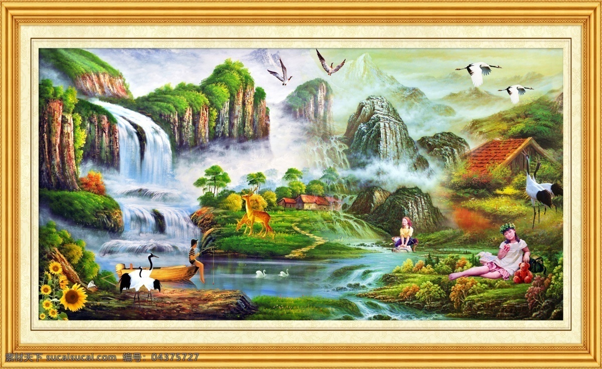 油画风景 模版下载 中堂画 油画 壁画 山水画 瀑布 山水风景 瀑布风景 山水 风景画 自然风景 风景 客厅画 大厅画 风水画 家居装饰画 室内装饰画 室内装饰 休闲场所装饰 画框 相框 镜框 边框 山水挂画 山水壁挂 挂画 墙画 年画 飞鸟 竹子 椰树 仙鹤 日出 迎客松 江河 向日葵 大海 房 底纹边框 边框相框 白色