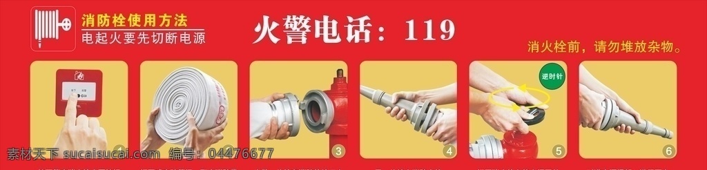消防栓 使用方法 消防栓使用 火警电话 消防栓方法