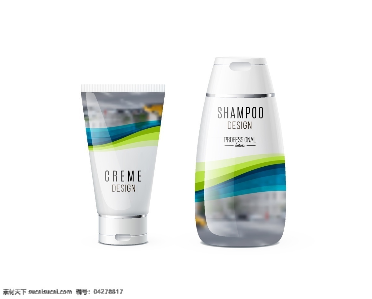 洗发水 护肤品 包装 品牌 塑料瓶 矢量 高清图片