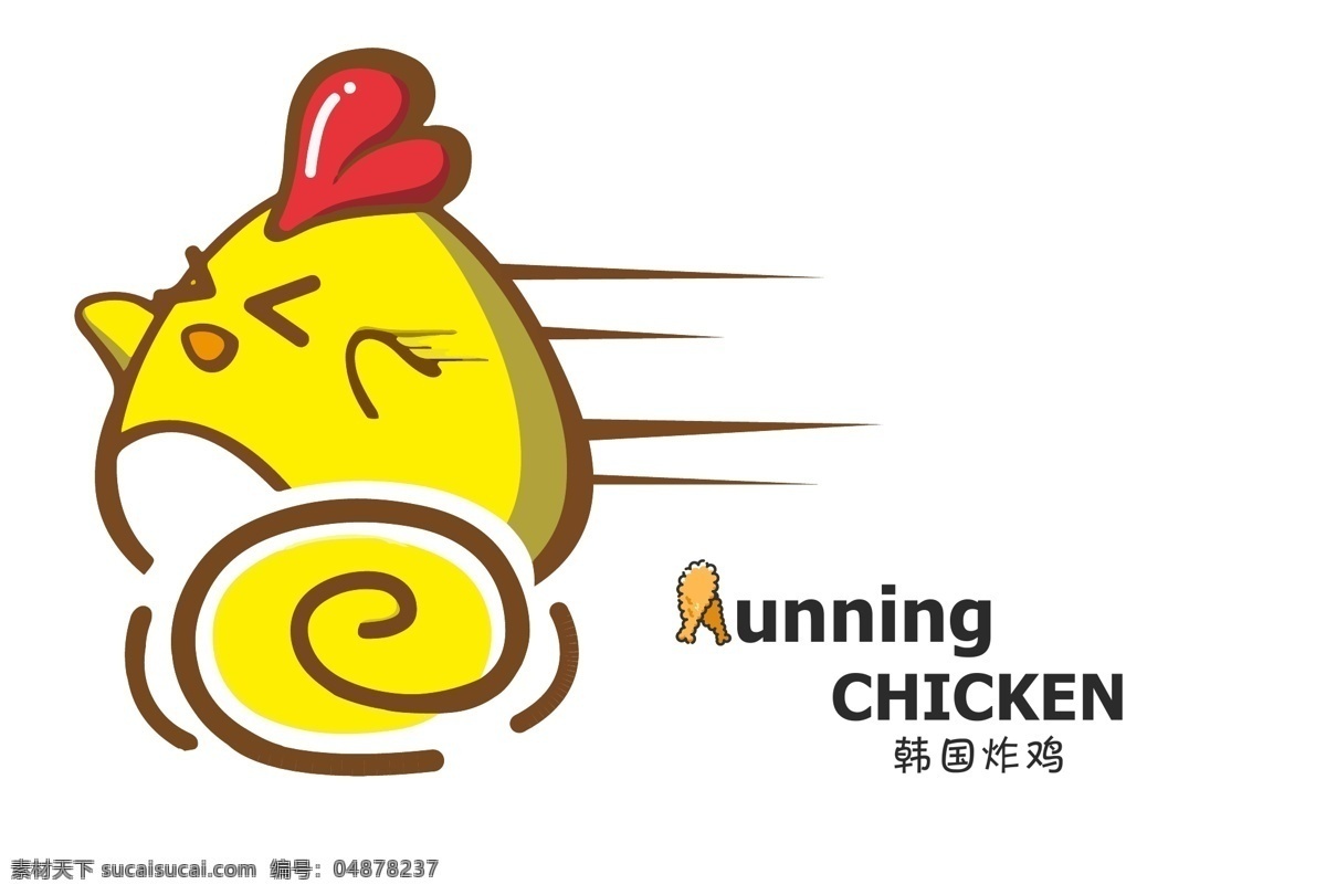 韩国炸鸡 logo 标志 韩式 炸鸡 炸鸡门头