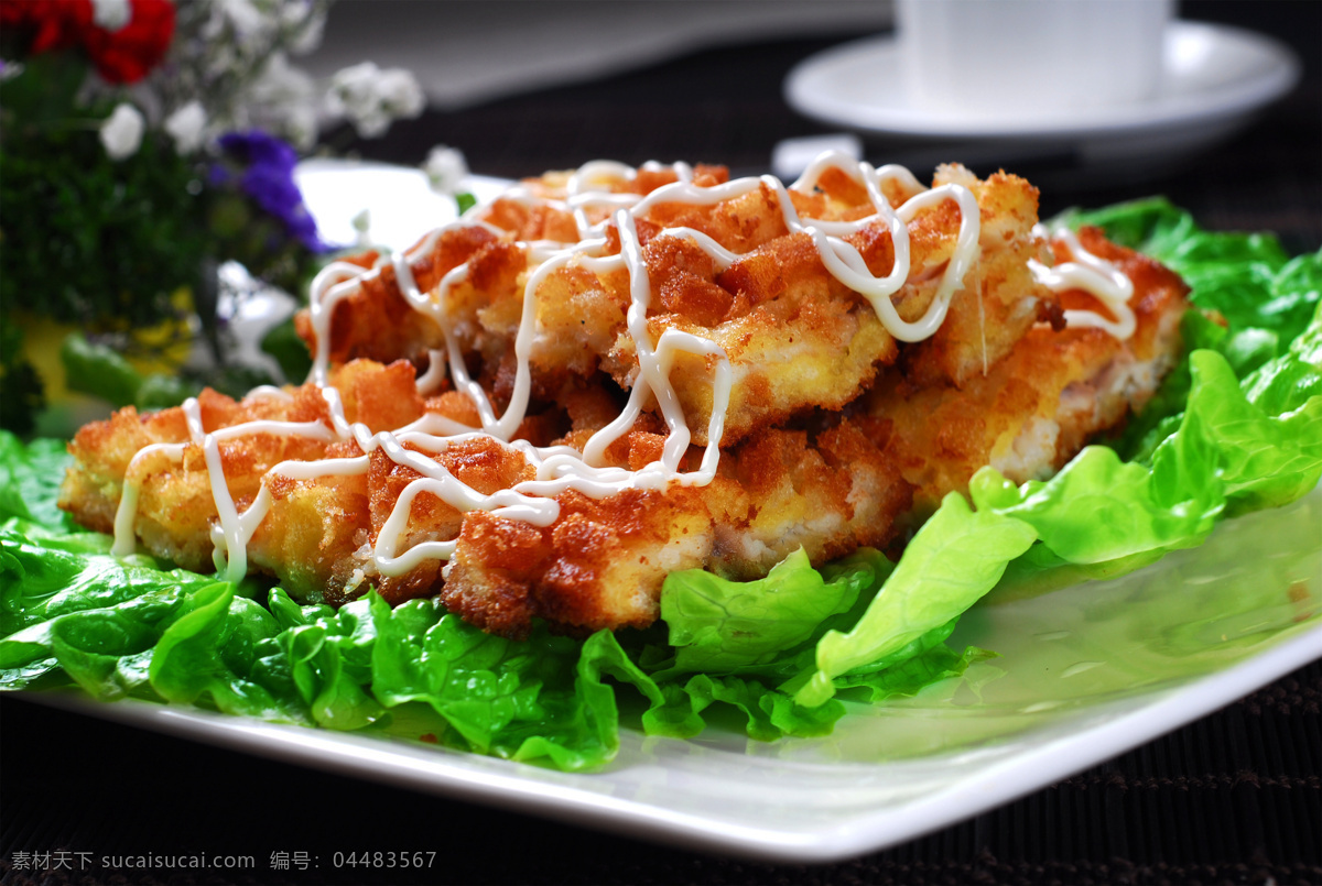 江湖沙律鱼排 美食 传统美食 餐饮美食 高清菜谱用图