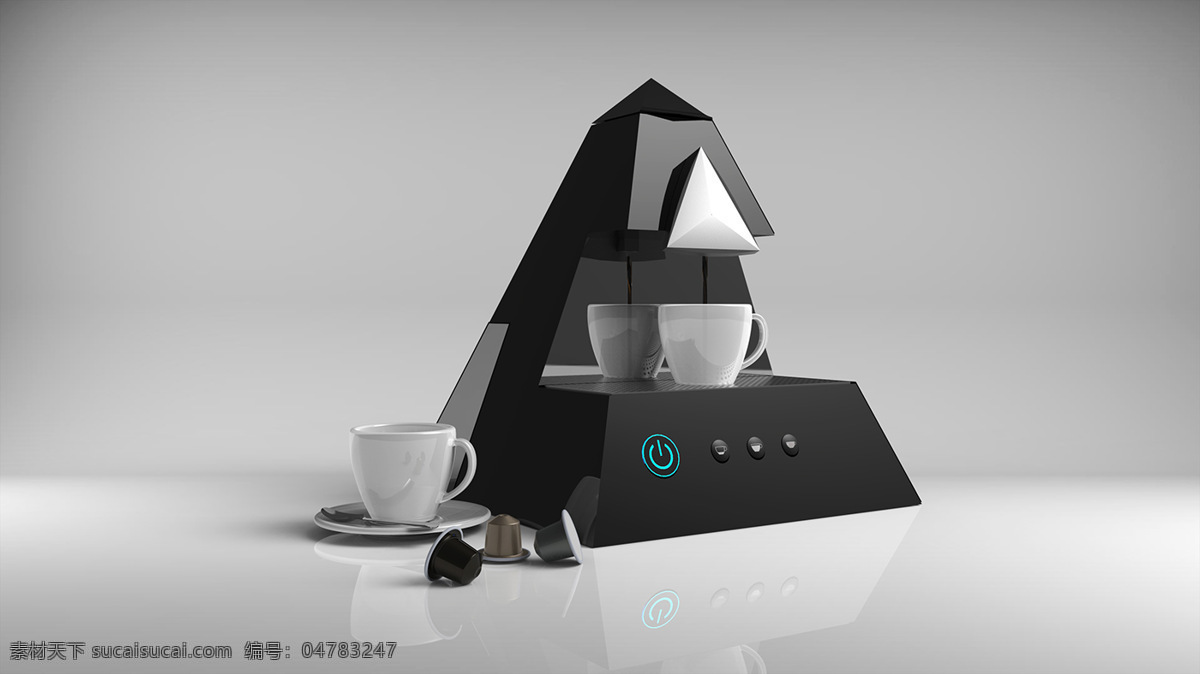咖啡机 电器 电器元素 工业产品 咖啡 咖啡机设计