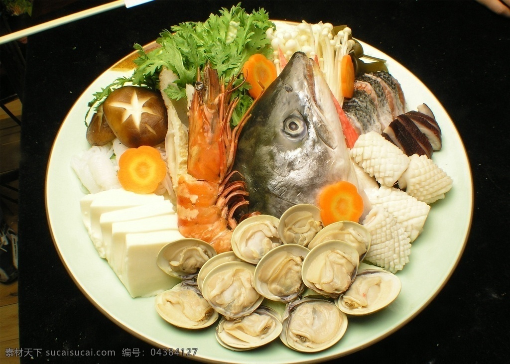 海鲜火锅 美食 传统美食 餐饮美食 高清菜谱用图