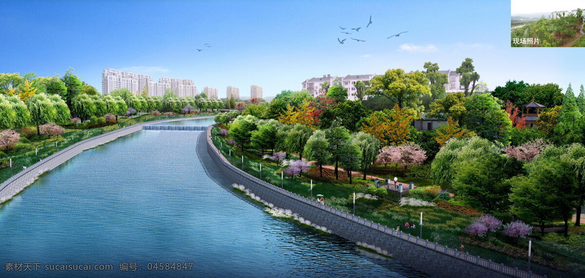 城市绿化 风景区 环境设计 景观设计 绿化效果图 园林绿化 绿化 效果图 设计素材 模板下载 家居装饰素材