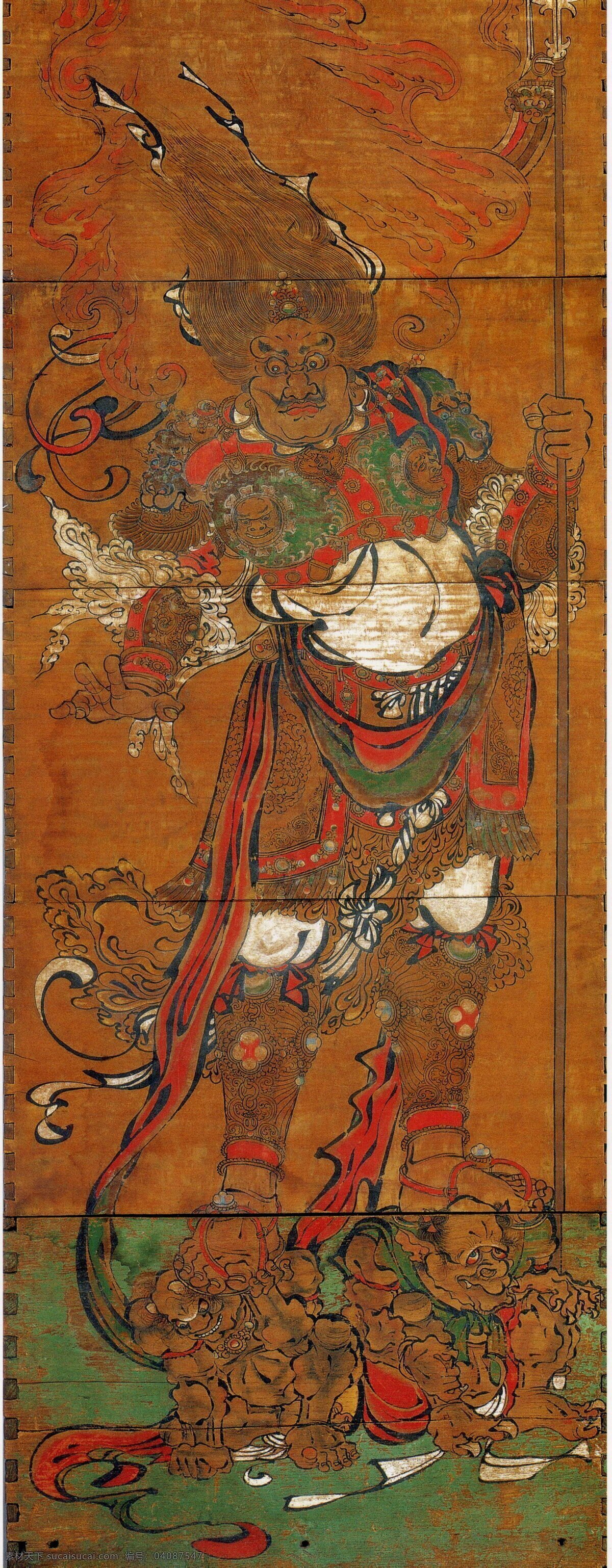天王像 苏州 瑞光塔 云岩寺 壁画 宗教信仰 文化艺术