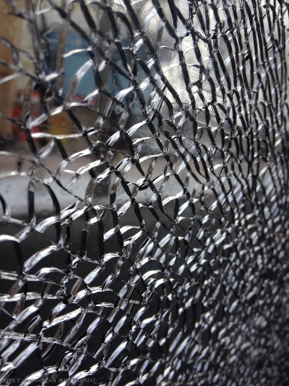 网 破碎 钢化玻璃 玻璃 网格 生活素材 生活百科