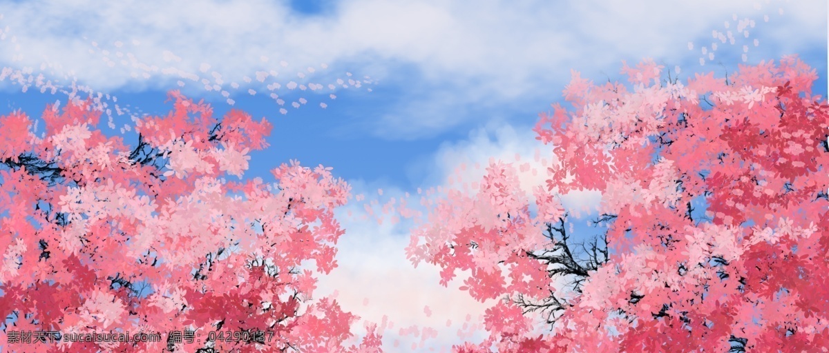 桃花节 桃花 树 背景 春天 春季 唯美 清新 春季上新 粉色 花卉