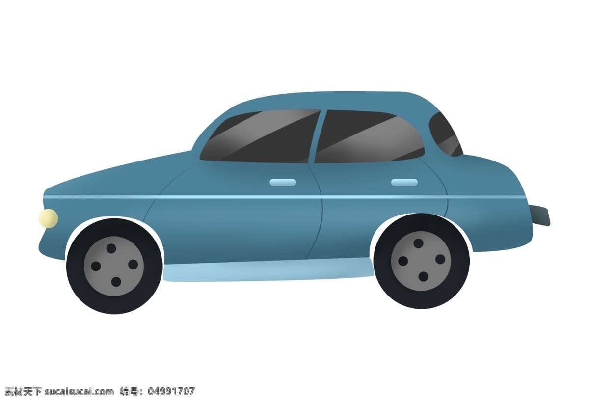 蓝色 小汽车 插画 蓝色的汽车 卡通插画 汽车插画 进口汽车 国产汽车 合资汽车 国标的汽车