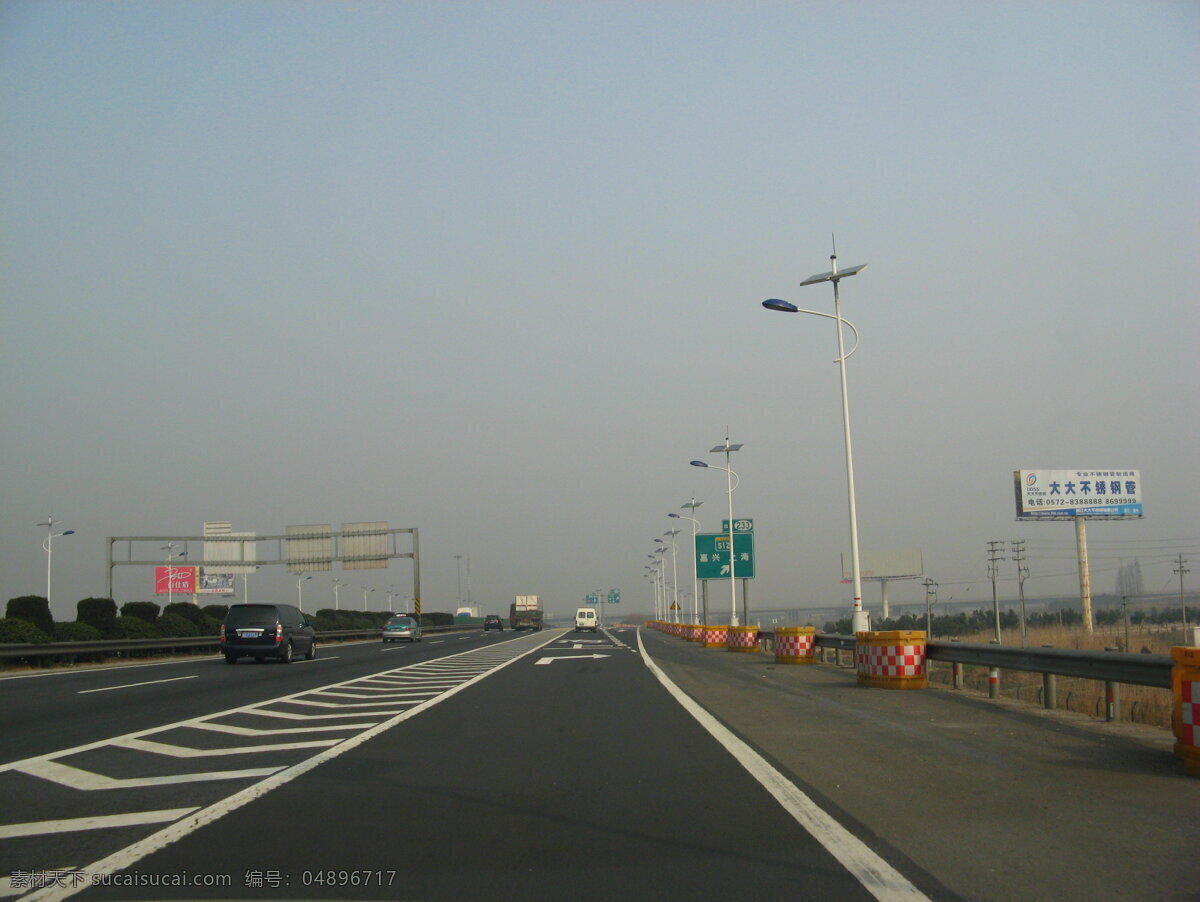 高速路 杭州 湖州 快速 目的地 路灯 护栏 国内旅游 旅游摄影