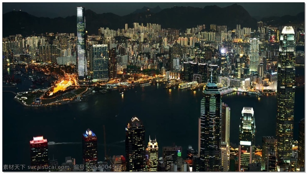 城市 夜景 全方位 展示 视频 五光十色 视频素材 动态视频素材 高清延时
