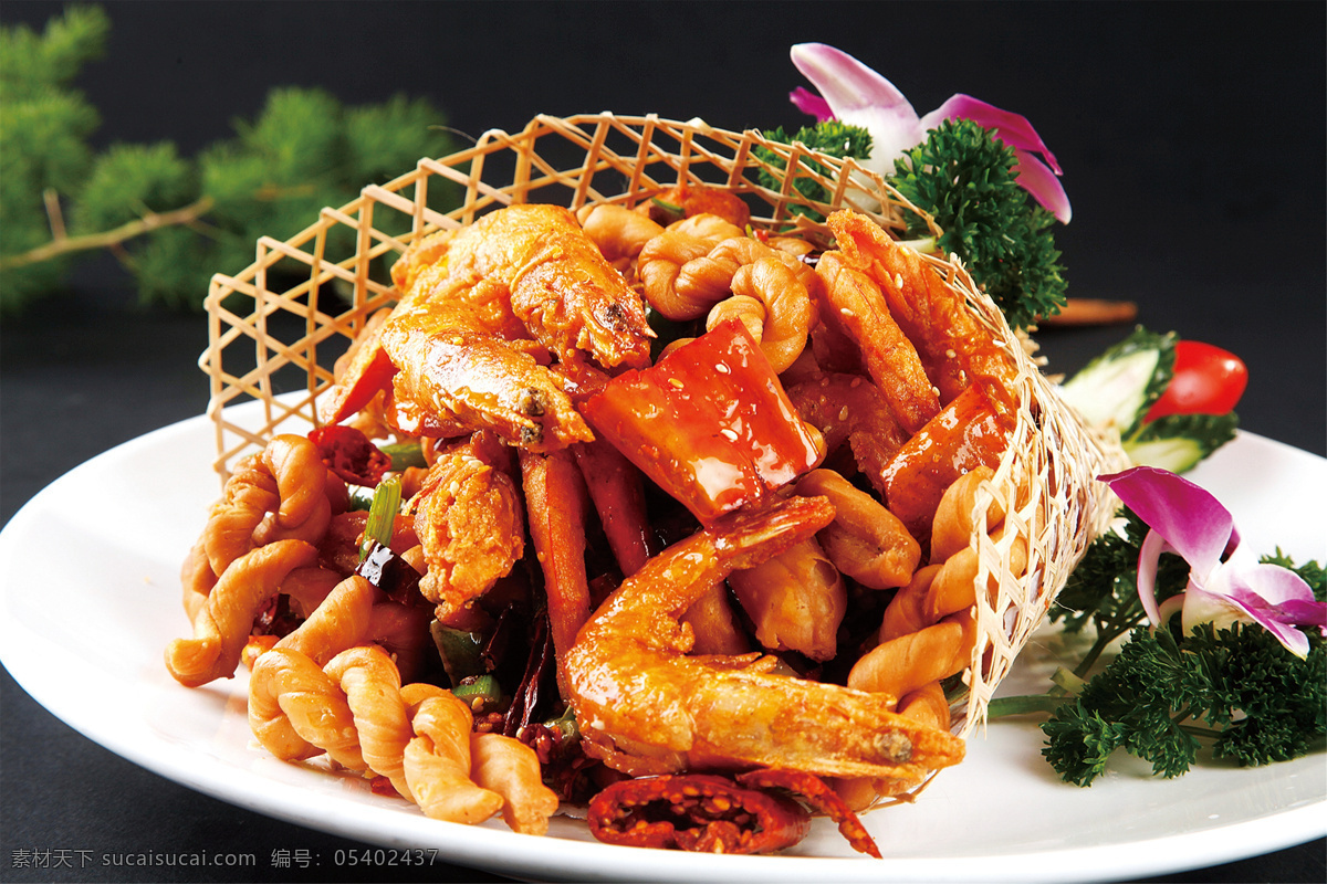 金 网 香辣 虾 金网香辣虾 美食 传统美食 餐饮美食 高清菜谱用图