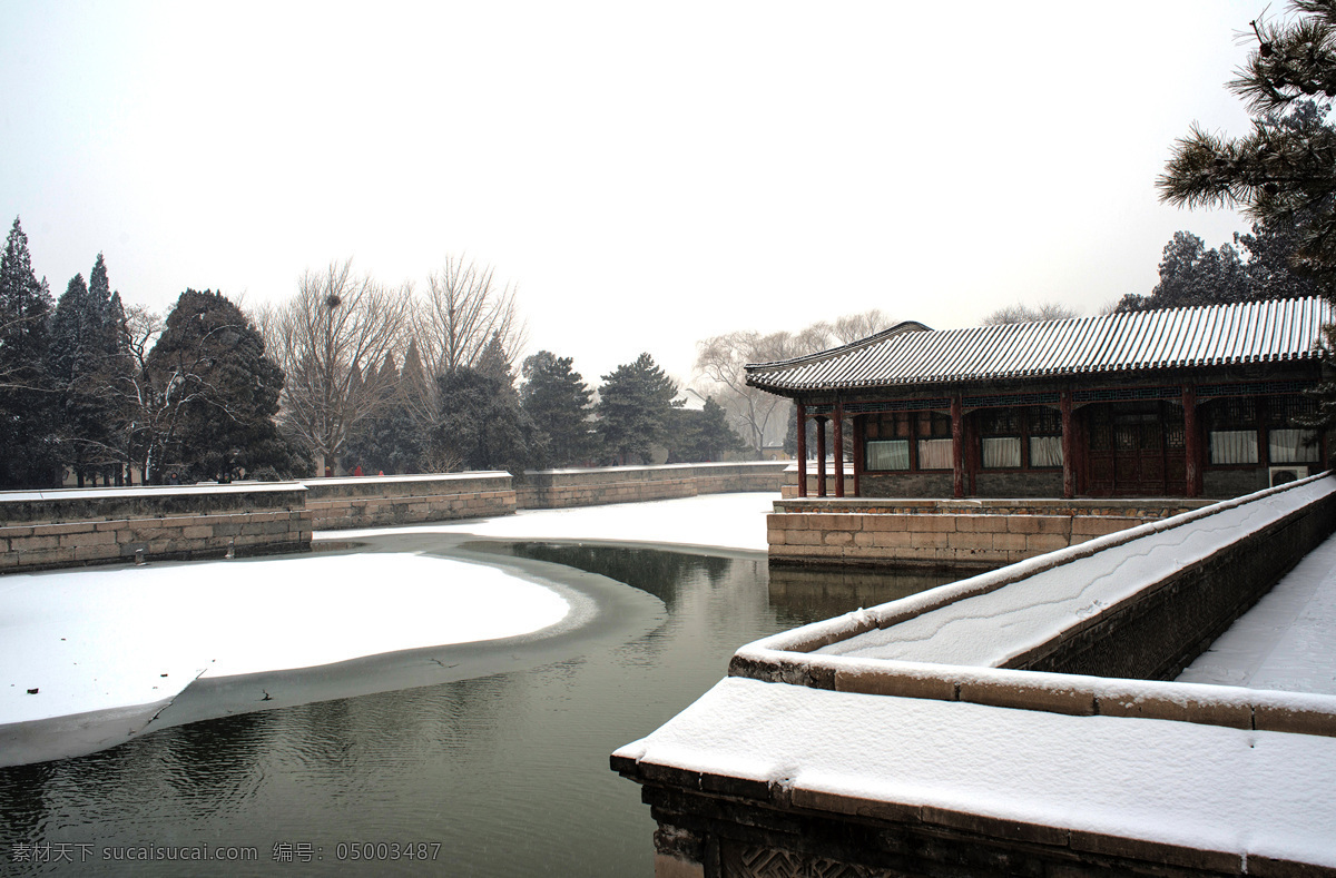 北京 颐和园 冬日 风景