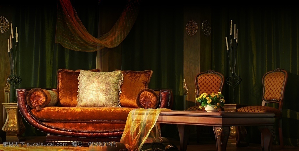 欧式装修 欧式沙发 客厅沙发 卧室沙发 酒店沙发 会客厅 家居 家具 居家用品 沙发 3d设计