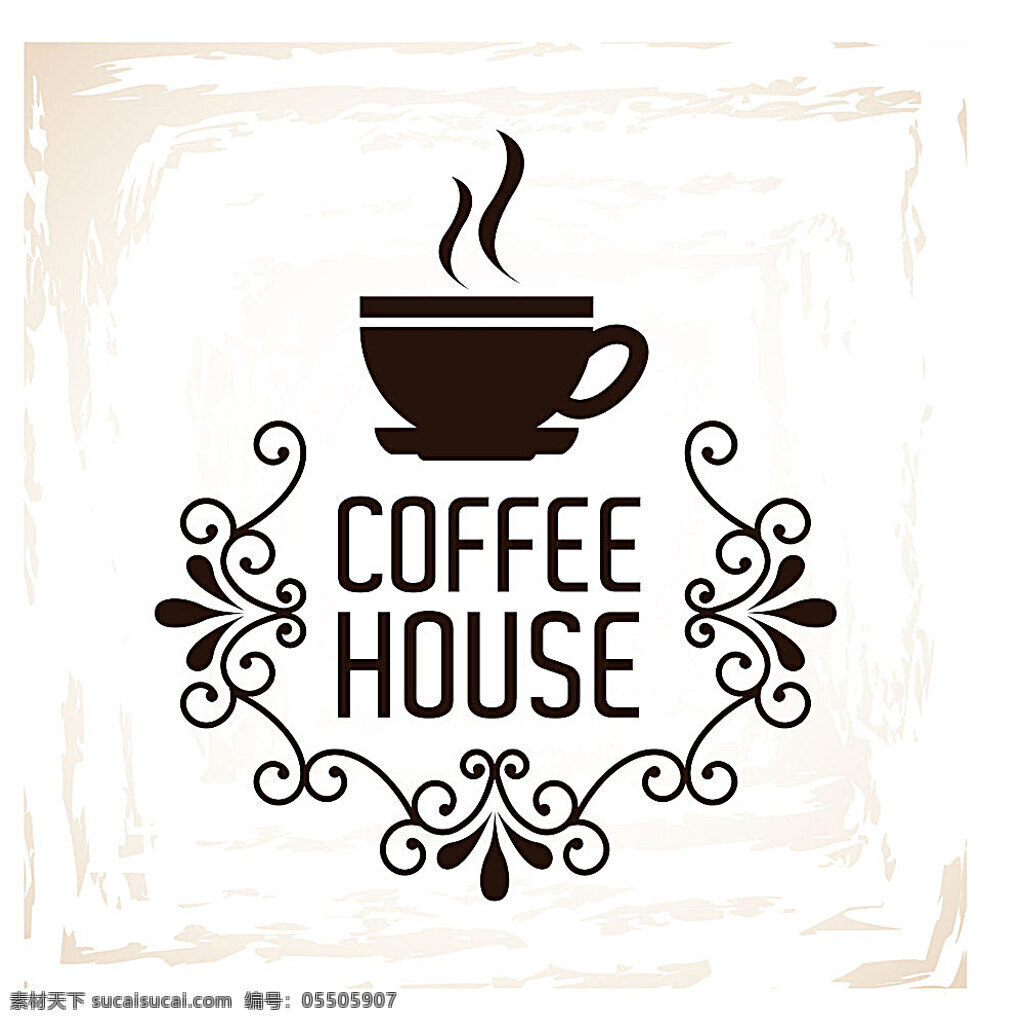 咖啡屋 标识设计 咖啡 咖啡杯 咖啡商标 时尚 咖啡菜单 标签 标志设计 行业标志 标志图标 矢量素材 白色